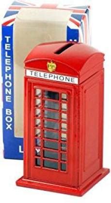 souvenir die cast metal telephone box|Telephone Booth Money Box .